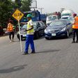 Outbound Lagos traffic diversion to inbound traffic on Lagos-Ibadan Expressway on Tuesday in Lagos. [NAN]