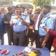 CP Adegoke Fayoade of Lagos Police Command parading some suspects on Wednesday in Lagos [NAN]