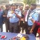 CP Adegoke Fayoade of Lagos Police Command parading some suspects on Wednesday in Lagos [NAN]