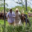 President Museveni and First Lady Janet at their Kisozi ranch