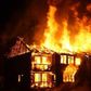 File Photo of a house on fire