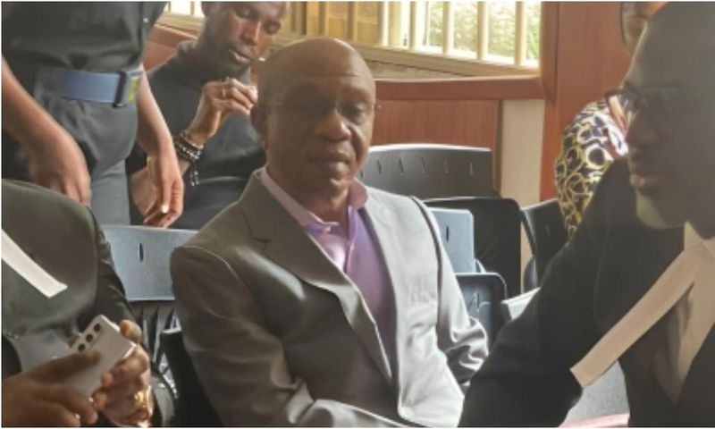 Ex-CBN governor, Godwin Emefiele [EFCC/X]