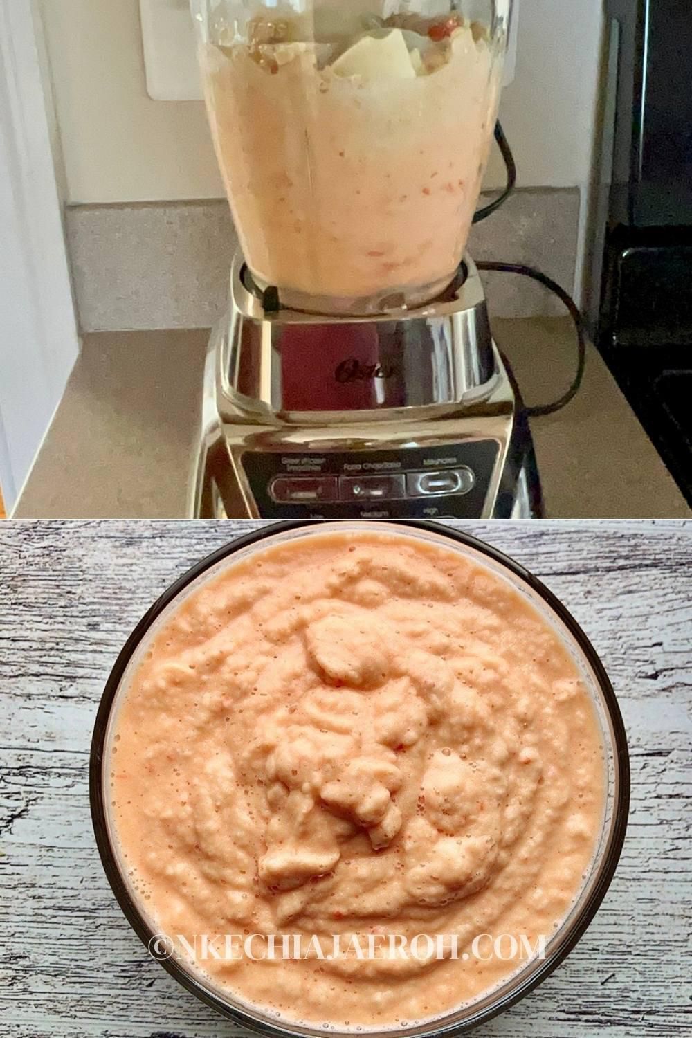 Akara-blending-the-beans-paste