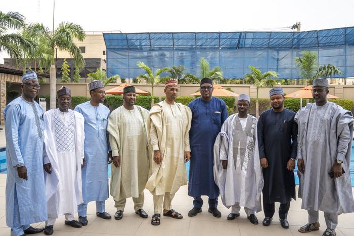 Representatives of the seven northwest state governments at the summit in Kano on Friday, March 1, 2024. [Surge Africa]