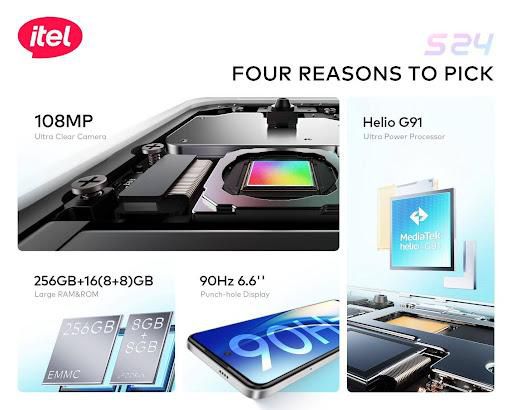 108MP camera in your pocket: itel launches new S24 smartphone in Nigeria