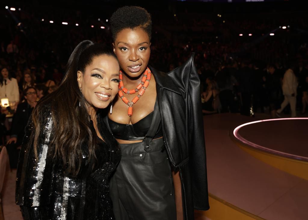 Folake and Oprah at the Grammys [Folake]