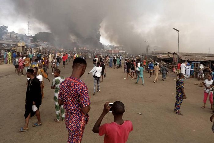 Lafenwa market fire disaster [Galaxy Television]