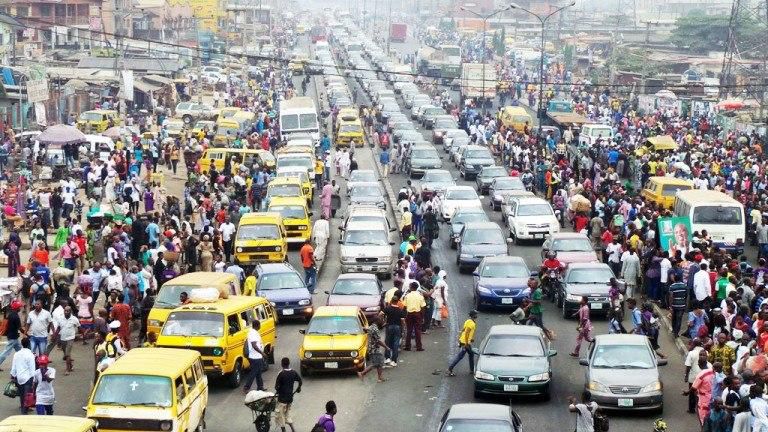 Lagos has a large population of road users