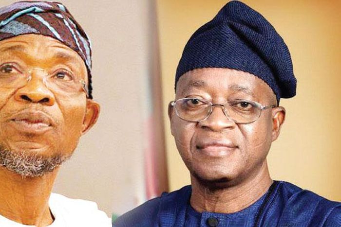 Rauf Aregbesola and Gboyega Oyetola [Punch]