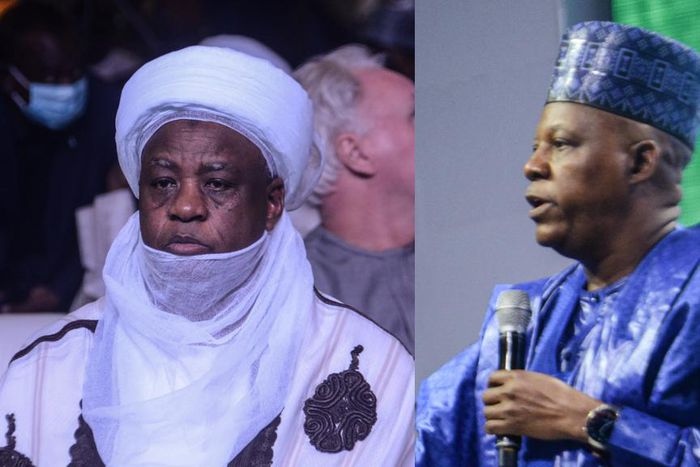 His Eminence, Alhaji Muhammad Sa’ad Abubakar III and Vice President Kashim Shettima. [Getty Images].