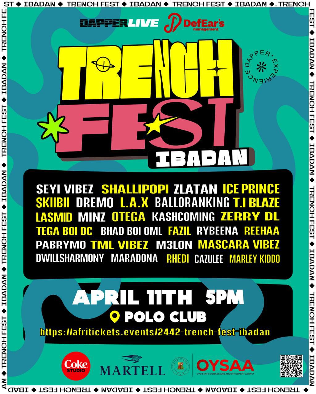 Trench Fest takes Zlatan, Seyi Vibez, Shallipopi, Pocolee, Ice Prince, others to Ibadan