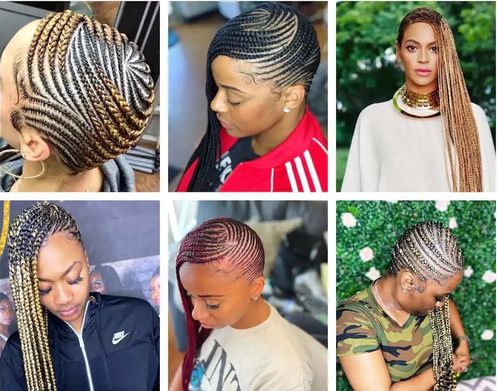 Lemonade braids Ghana weaving [Tuko]