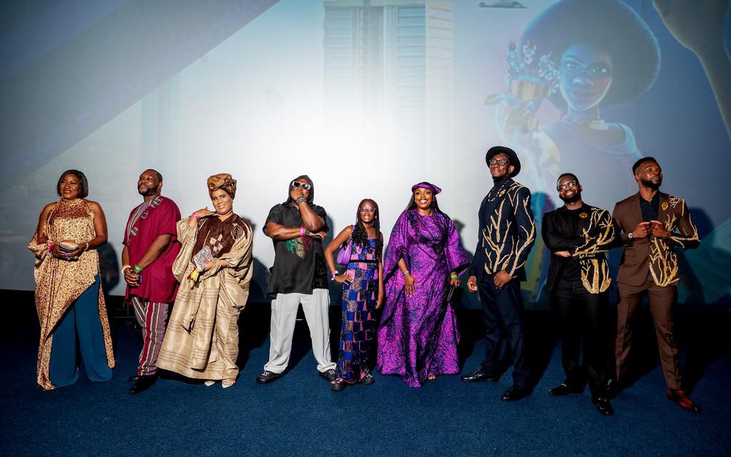 Left to Right - Ireti Doyle Obiesie Maduegbuna Chioma Omeruah Femi Branch Simisola Gbadamosi Bisola Aiyeola Tolu Olowofoyeku Hamid Ibrahim Olufikayo Ziki Adeola