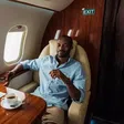 Black man inside an airplane [Deposit Photos]
