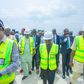 Abia State Governor, Alex Otti during the flagg off of a road project.