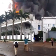 Christ Embassy Headquarters in Lagos catches fire on Sunday morning  [Twitter:@bigwig_austin]