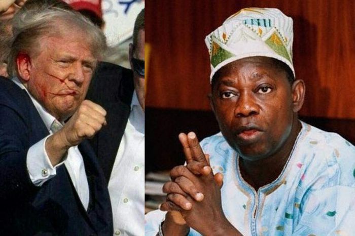 Former US President Donald Trump escaped death after an attempt on his life by a lethal snipper during his recent rally. [Getty Images]