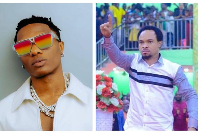 Wizkid expresses his admiration for Prophet Odumeje AKA Indaboski Bahose