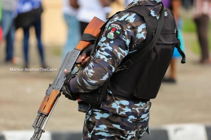 Men of the Nigerian police