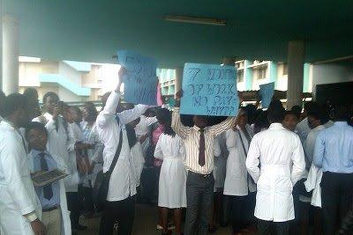 OAUTHC doctors protest murder of professor/Illustrative photo. [naijaloaded]