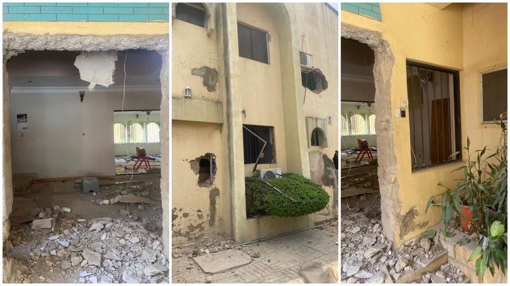 Operatives of Maitama Police Division of the FCT were deployed to the house to halt the vandalism. [Segun Adeyemi/Original]