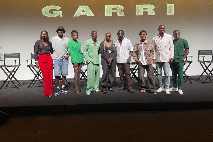 Tiwa Savage and the cast and crew of Water and Garri