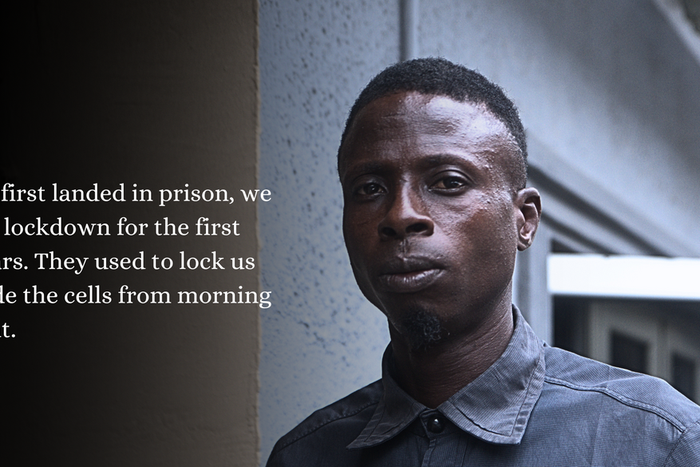 Lanre was in prison for 8 years awaiting trial for a crime he didn't commit