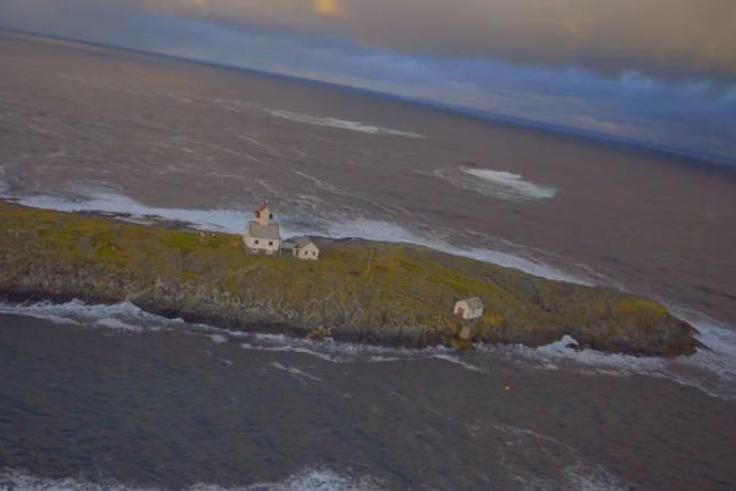 The lighthouse on Skalmen, Norway [NRK/Marius Andre Jenssen Stenberg]