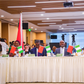 The Minister of Foreign Affairs, Yusuf Tuggar, and the Nigerian delegation at a bilateral meeting in China [Twitter:@YusufTuggar]