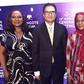 L-R: Company Secretary/Legal Adviser, Dangote Sugar Refinery Plc, Temitope Hassan; Group Managing Director/CEO, Dangote Sugar Refinery Plc, Ravindra Singhvi ; Executive Director, Dangote Sugar Refinery Plc, Mariya Aliko Dangote; and Chairman, Dangote S...
