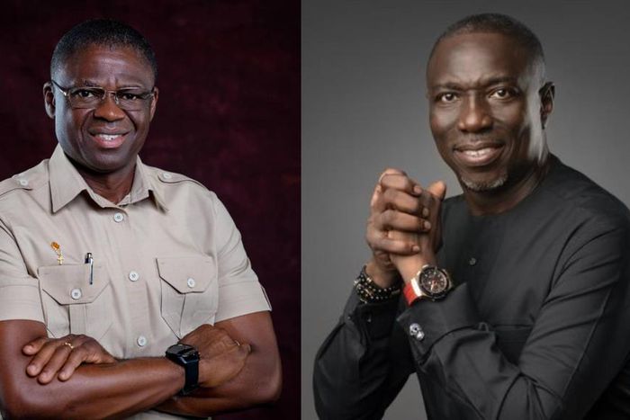 Philip Shaibu and Asue Ighodalo. [Facebook]