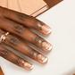 Nude doesn't have to mean boring! (Negative space nail art) [The Zoe Report]
