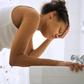 Lady suffering from morning sickness