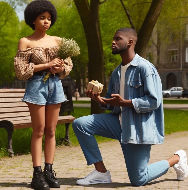 He apologised with gifts [DALL-E2024]