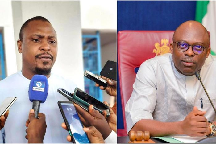 Edison Ehie and Gov Sim Fubara. [Facebook]