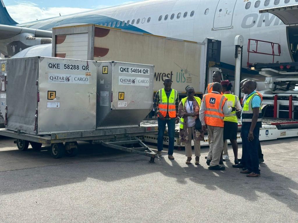 The items were taken from Uganda about 100 years ago