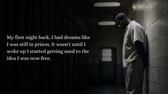 Kazim slept in his friend's house and ended up in prison for nearly 2 years
