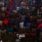Football viewing centre set up by the Lagos State government. [Twitter:@Brv6ix]
