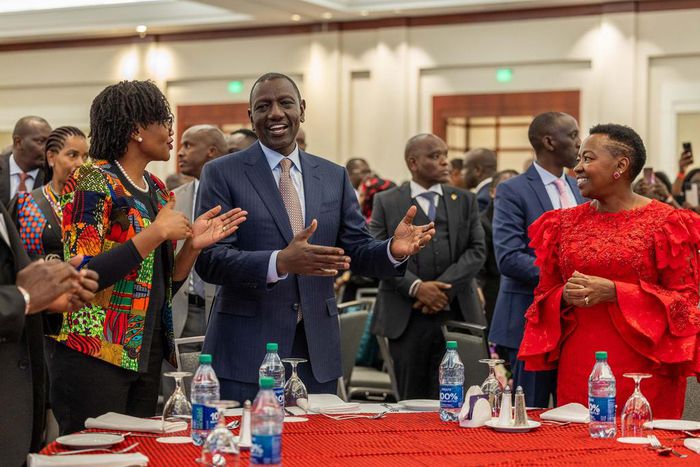 President Ruto met Kenyans living in the United States of America at the Cobb Galleria Centre, Atlanta, Georgia
