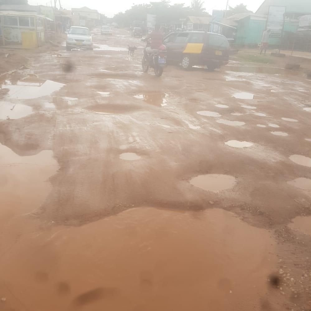 Adjei Kojo potholes