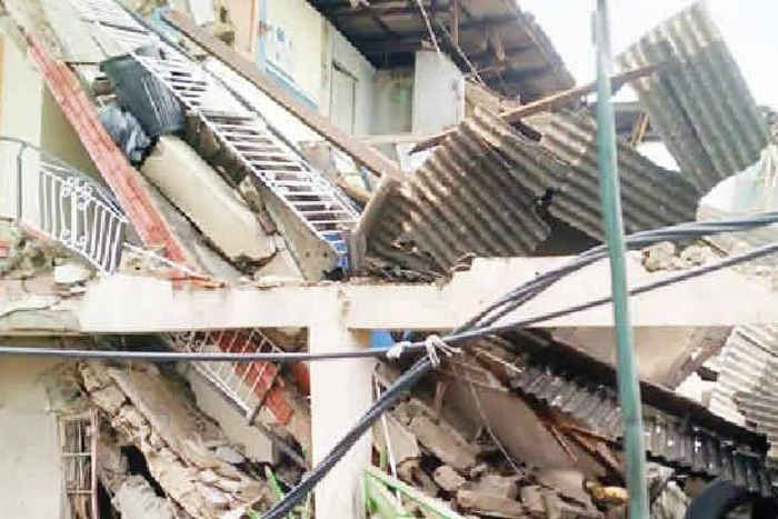Rivers govt seals collapsed building site, says structure not approved