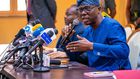 Sanwo-Olu shares coronavirus containment plans with the press (Twitter @jidesanwoolu)