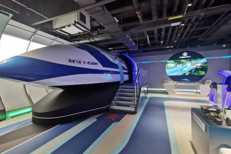 China is developing a high-speed Maglev train for future transportation [Twitter/@alvinfoo]