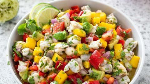 Mango ceviche
