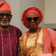 Late Rotimi Akeredolu and his Betty nyawu-Akeredolu [PM News]