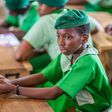 Students of the Muslim Girl's High School are pictured in Ijebu Ode, Nigeria, 11 June 2014. [Getty Images]