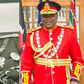 From left: Kenya's 1st President Mzee Jomo Kenyatta & his son Uhuru Kenyatta, the 3rd President of Kenyan ( Both wearing a military regalia)