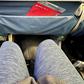 At only 5'3" tall, I had enough legroom for the four-hour flight. However, the 30 inches of pitch could be cramped for taller travelers.
