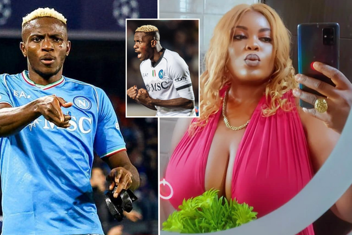 ‘I must marry Osimhen’ - Busty Nigerian fan declares after Napoli star nets in Cagliari draw
