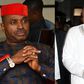 Kenneth Okonkwo and Nnamdi Kanu. [Facebook/Getty Images]